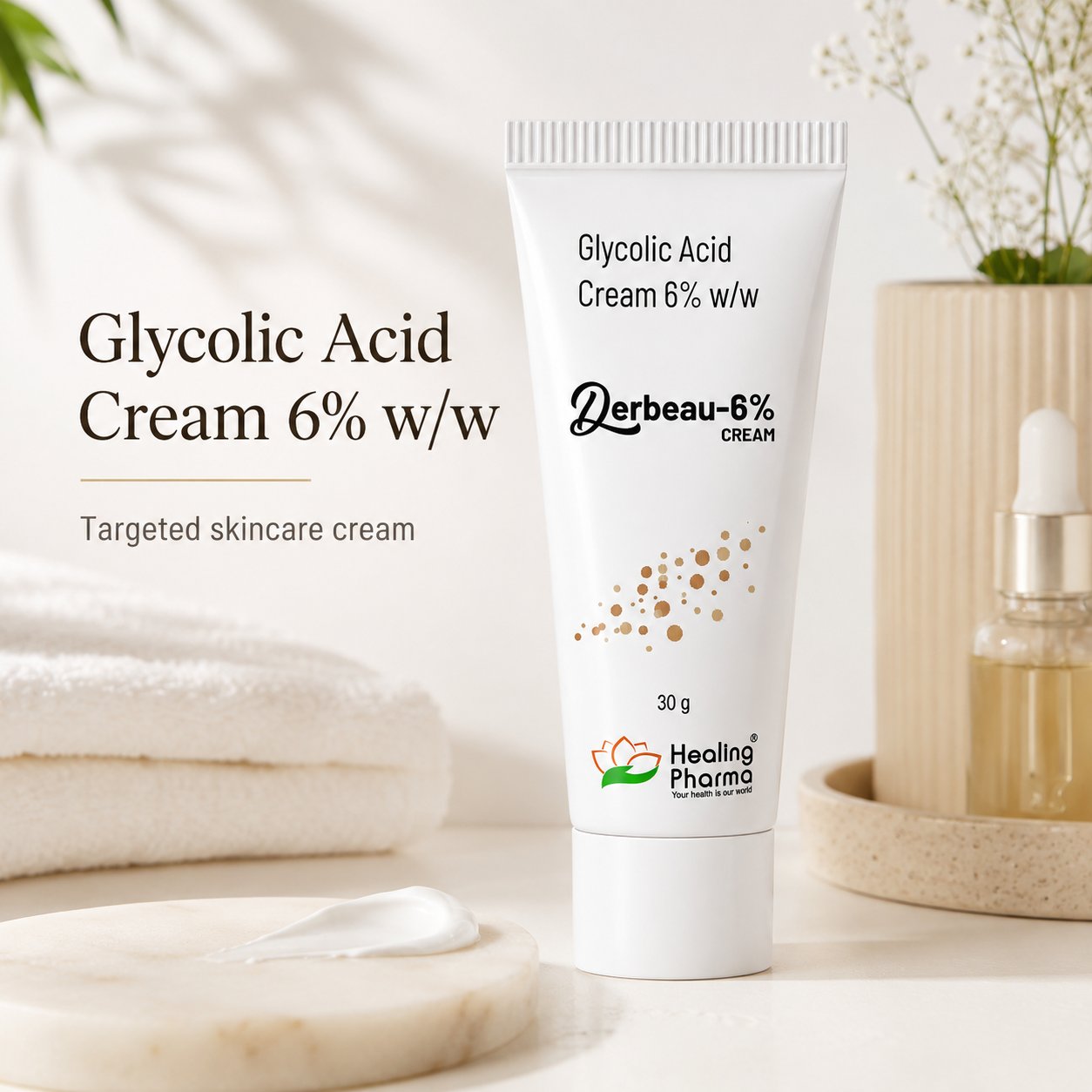 Derbeau-6% Glycolic Acid Cream